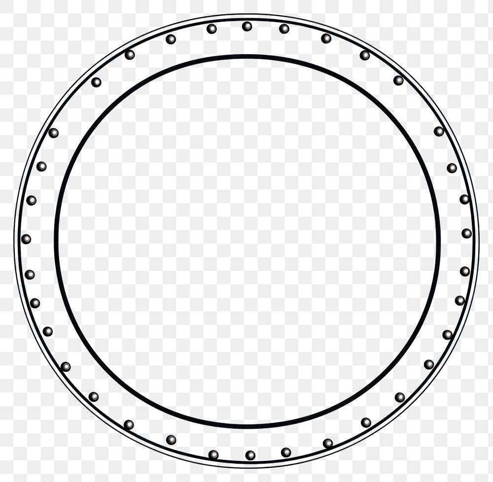 PNG  Oval shape line porthole pattern.