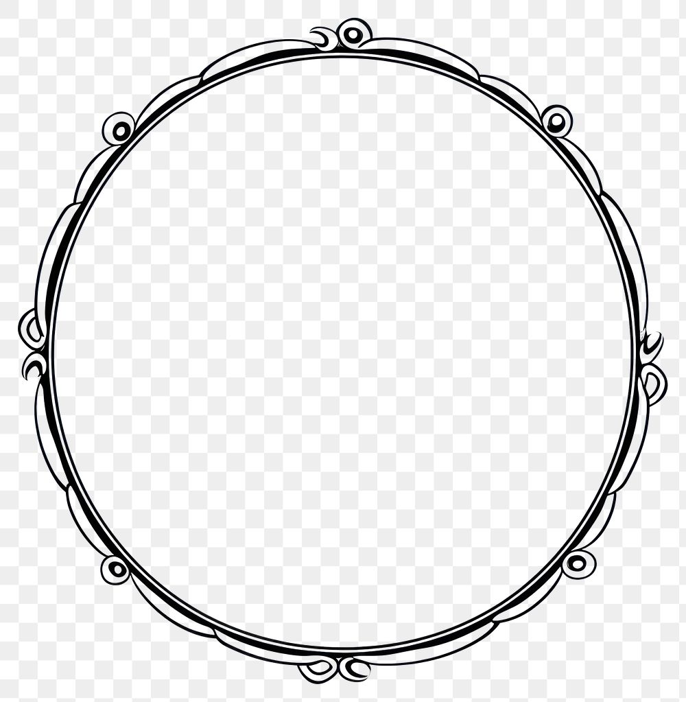 PNG Circle shape line 