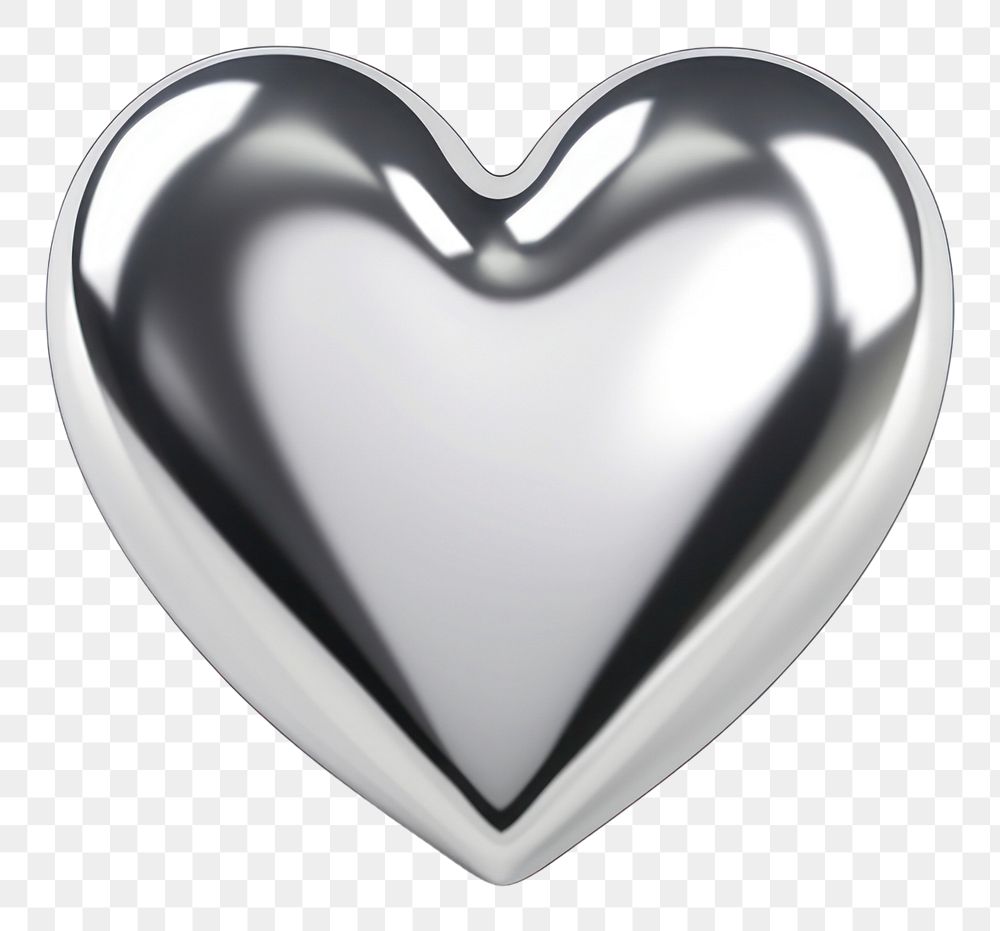 PNG Heart shape shiny white background electronics