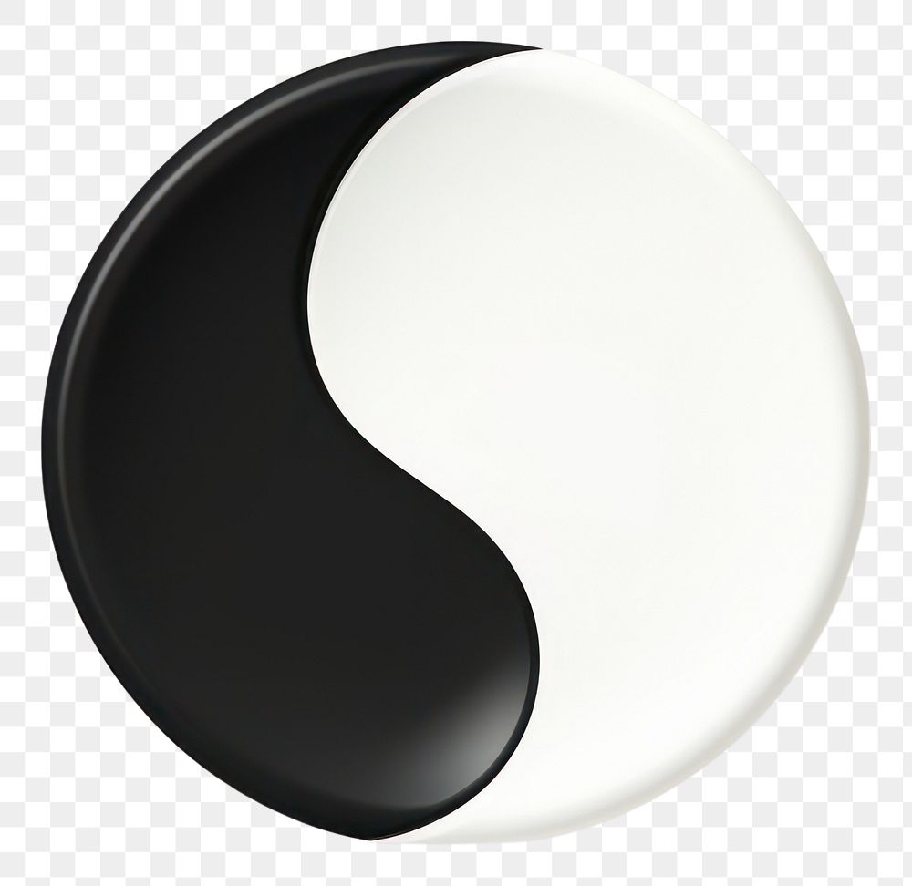 PNG  Yin yang symbol white background electronics hardware. AI generated Image by rawpixel.