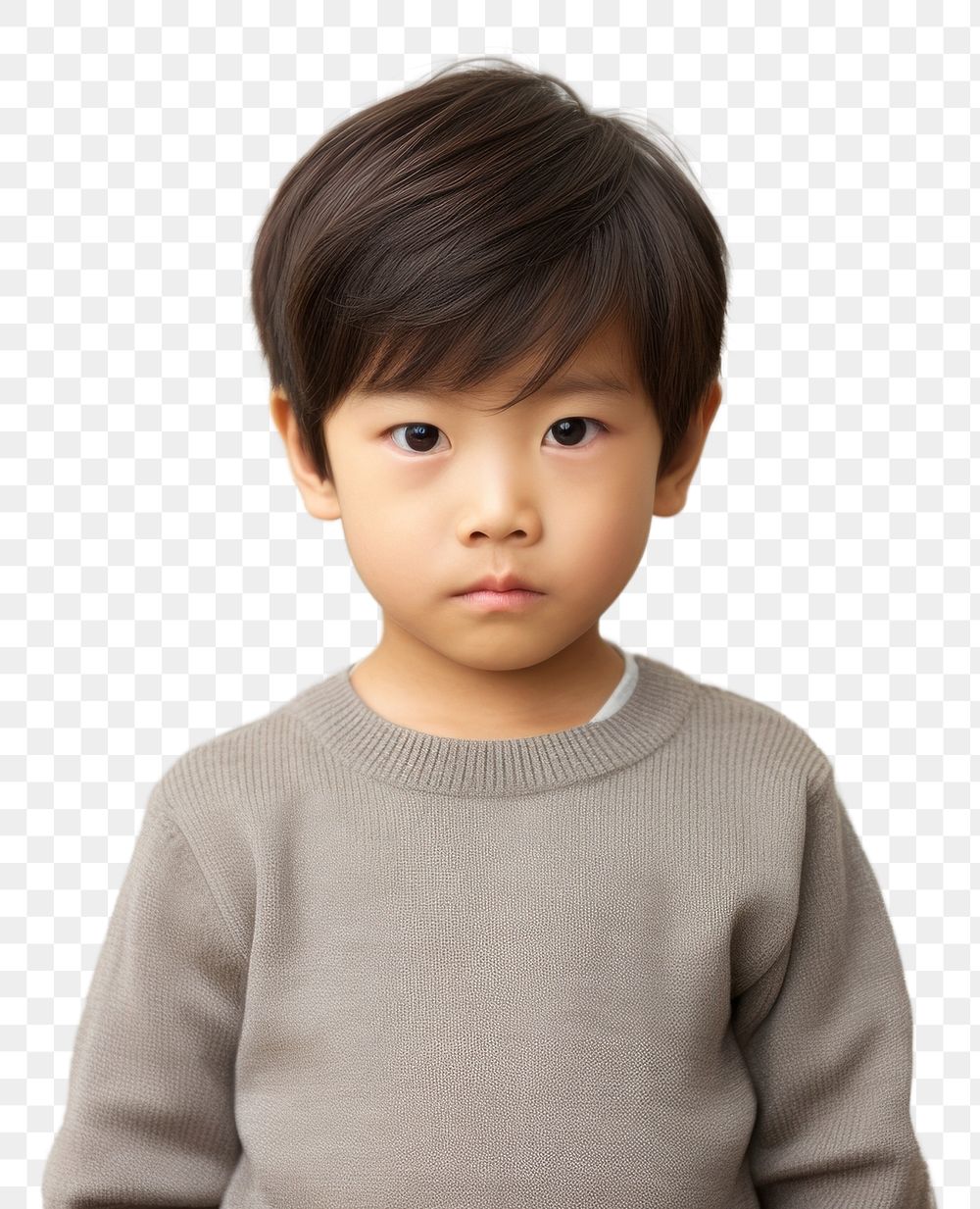 PNG Asian little boy portrait people child.