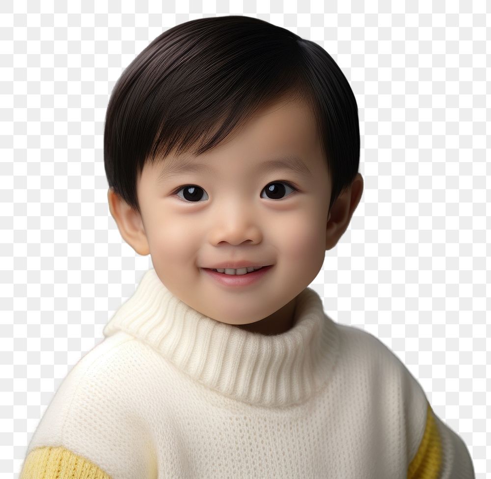 PNG Japanese little toddler boy portrait sweater people.