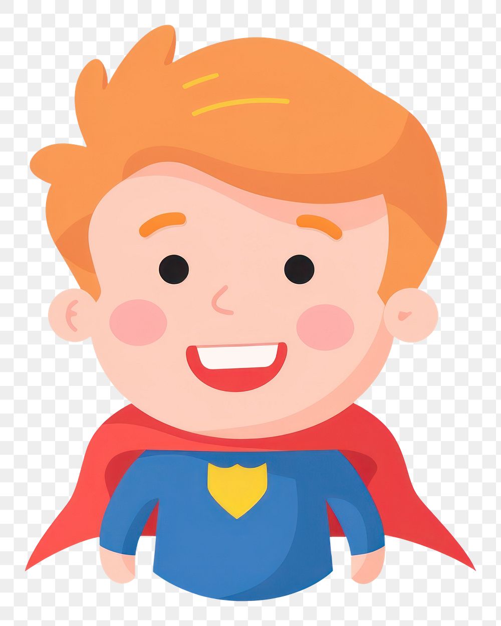 PNG Happy boy face cartoon cute toy. AI generated Image by rawpixel.