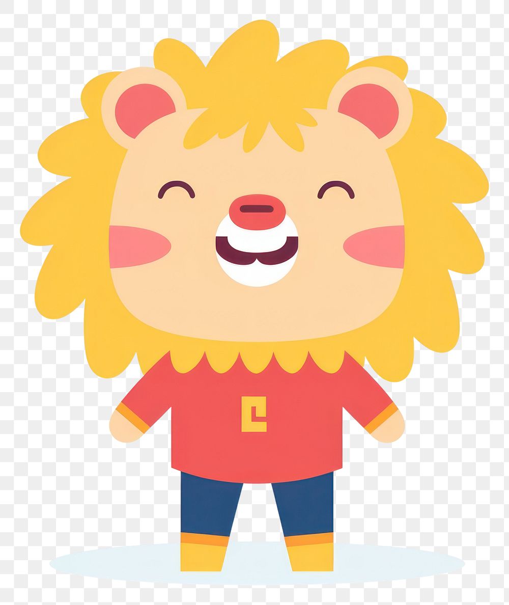 PNG Lion cartoon mammal cute. AI generated Image by rawpixel.