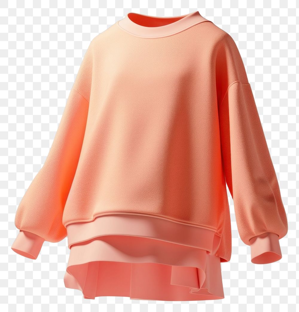 PNG Clothing model sweatshirt sleeve outerwear.
