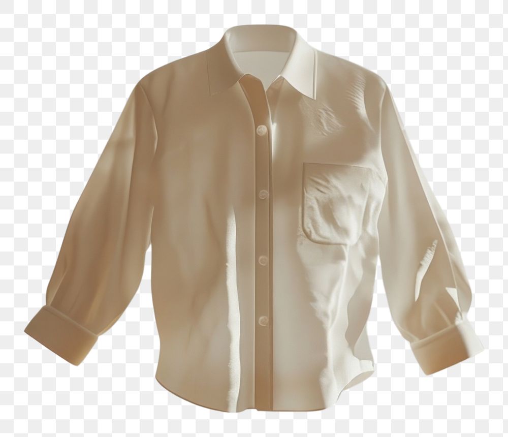 PNG Clothing model blouse sleeve shirt.