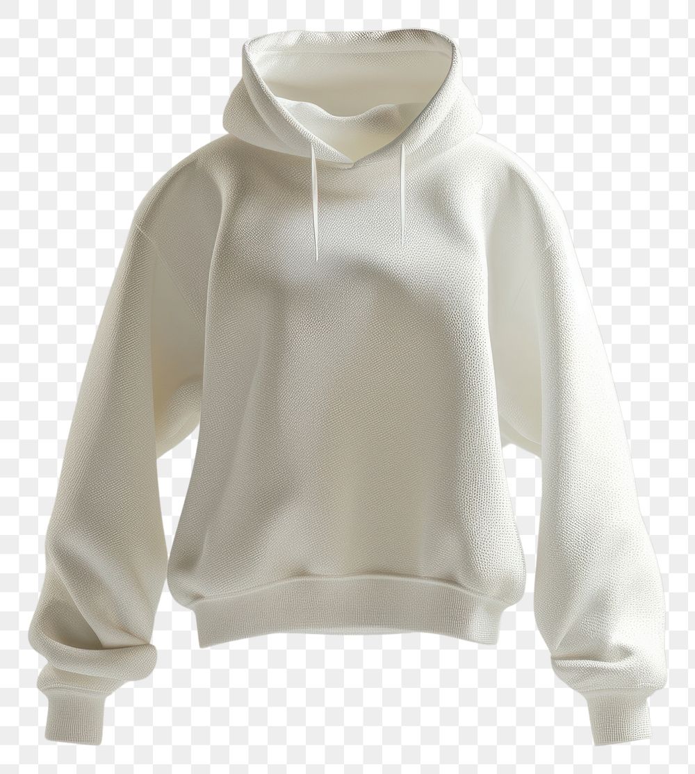 PNG Clothing model sweatshirt hood simplicity.