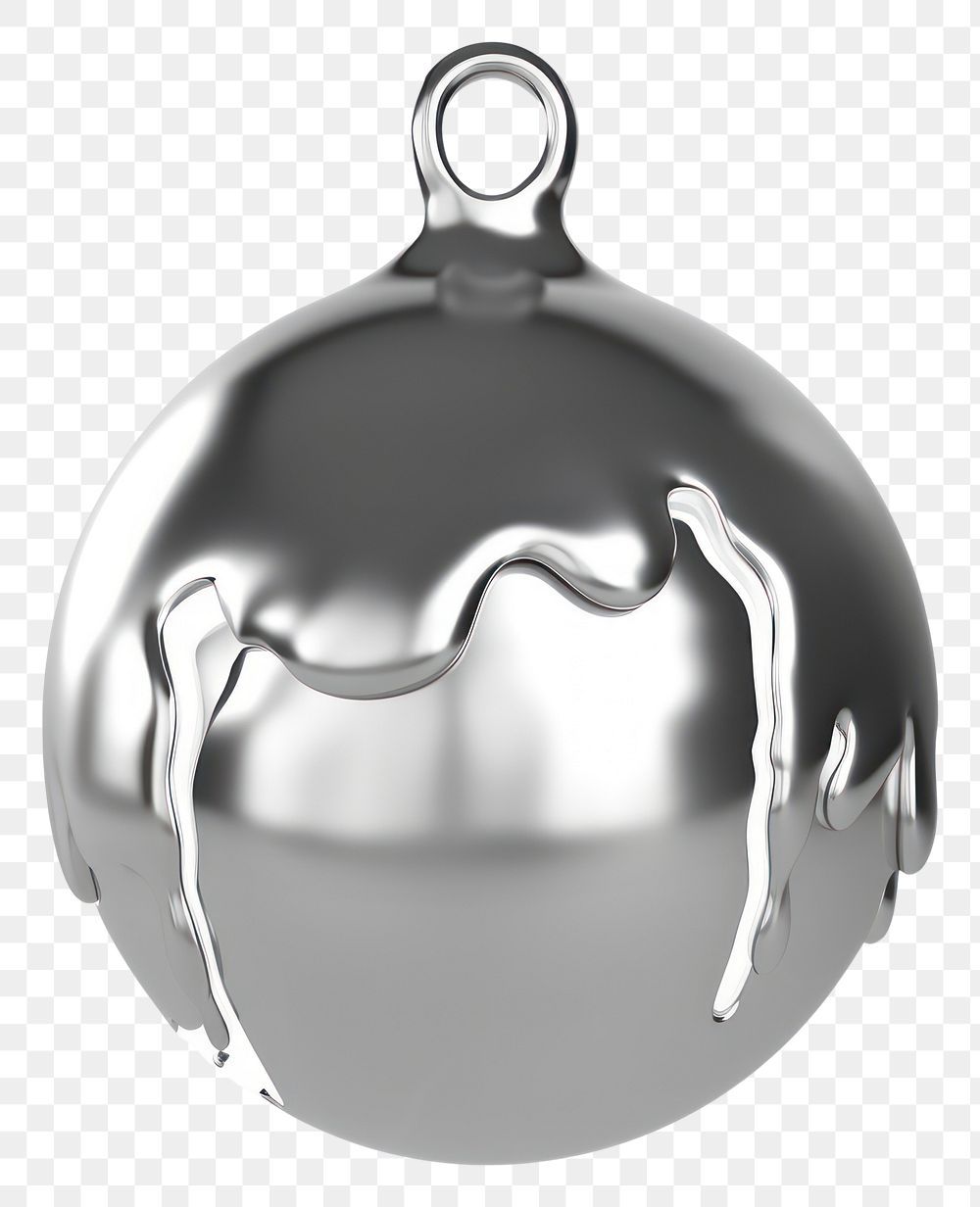 PNG Globe melting dripping silver sphere metal.