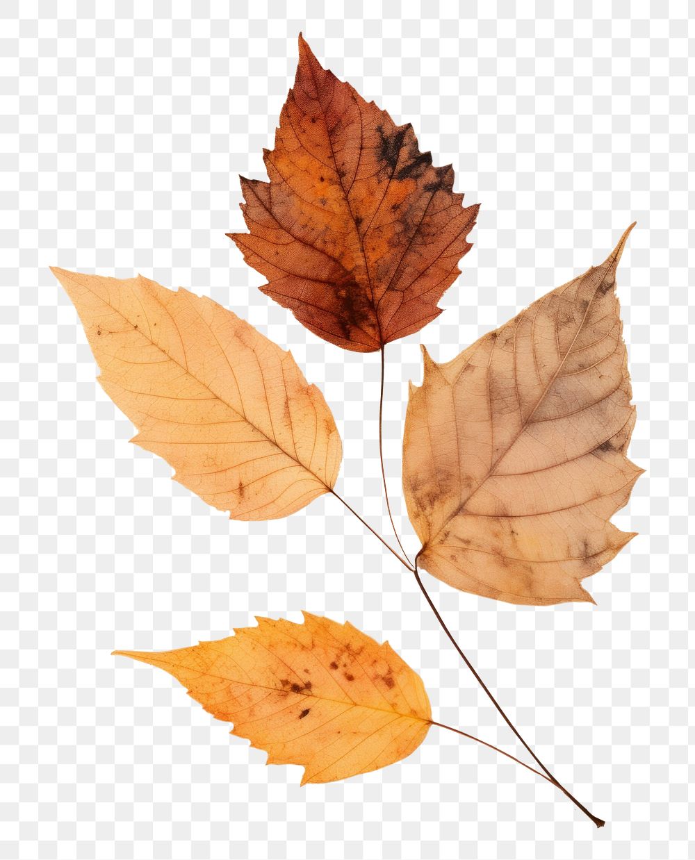 PNG Real Pressed a autumn leaves plant leaf tree.