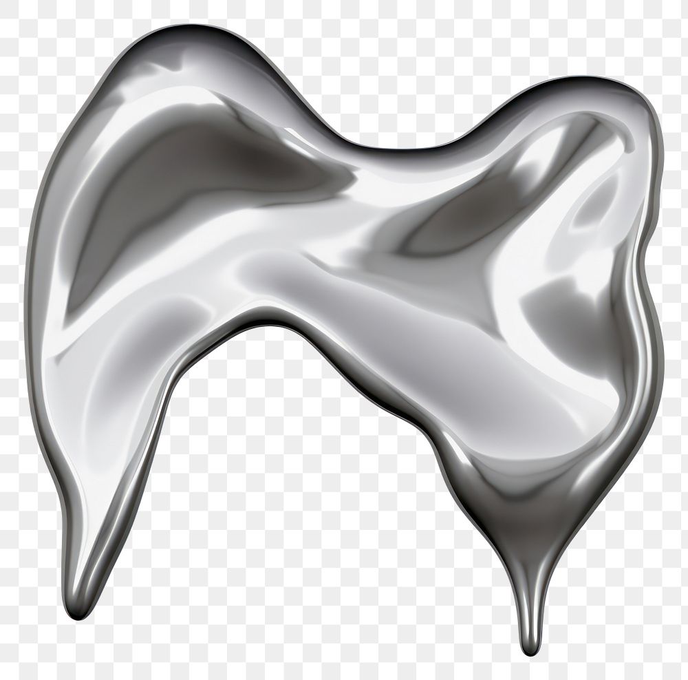 PNG Dripping lips silver white background accessories.