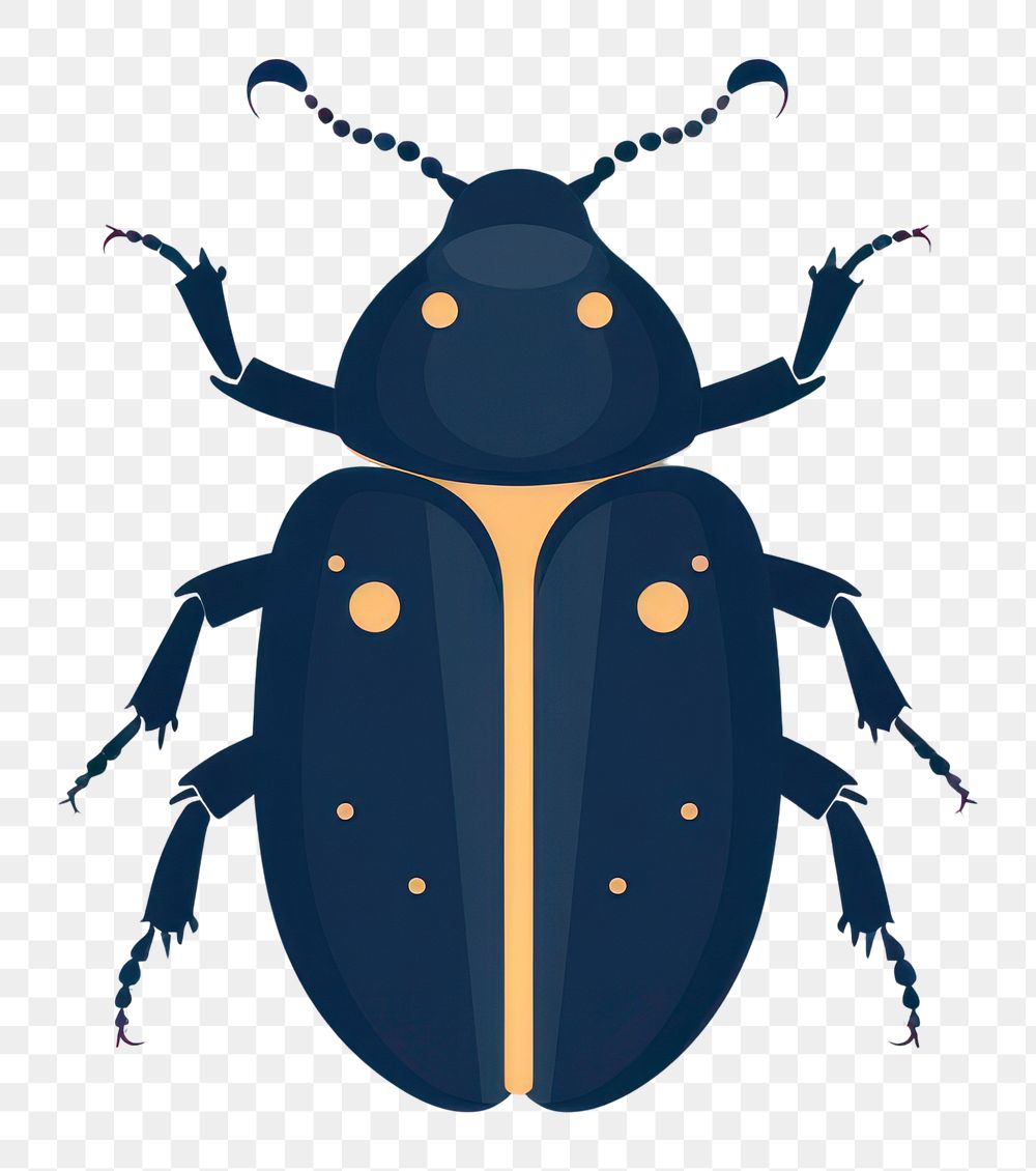 PNG Beetle animal insect invertebrate. AI generated Image by rawpixel.