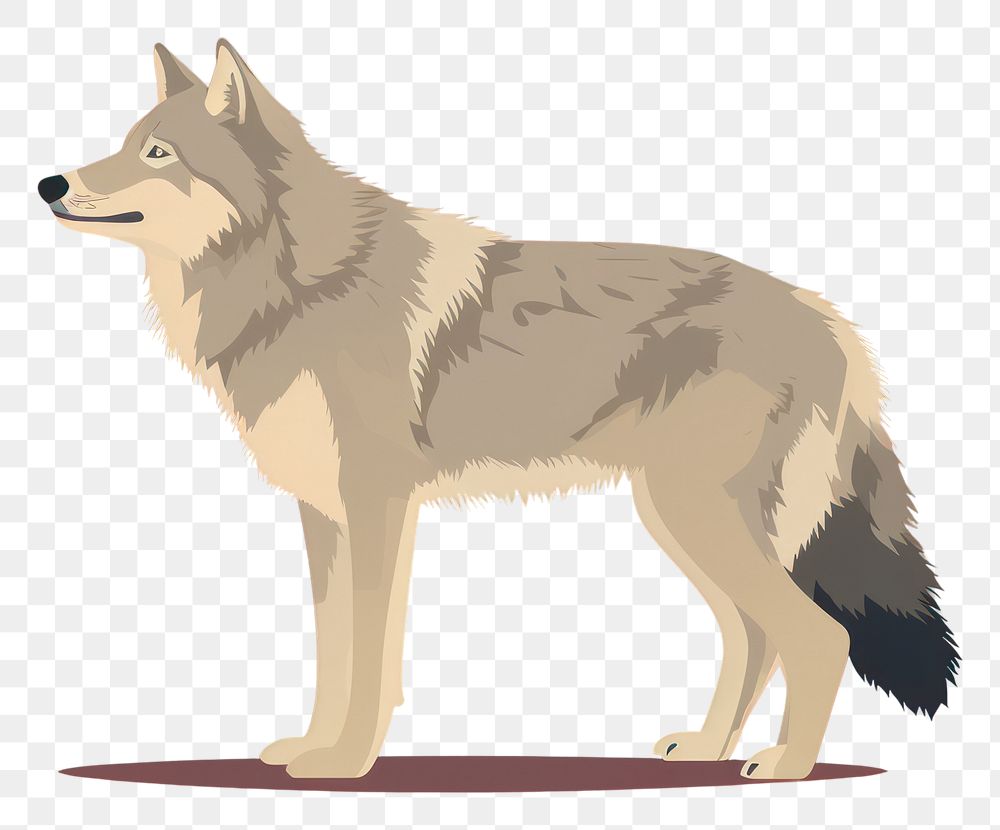 PNG Wolf animal mammal pet. AI generated Image by rawpixel.