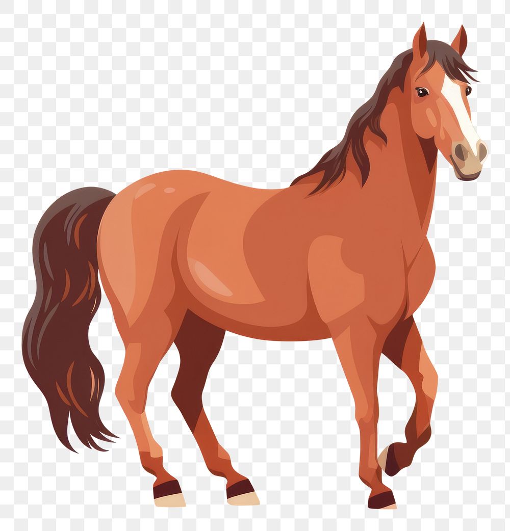 PNG Horse animal mammal herbivorous. AI generated Image by rawpixel.