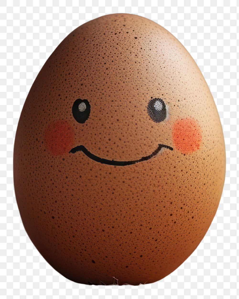 PNG Real egg with face anthropomorphic representation celebration.