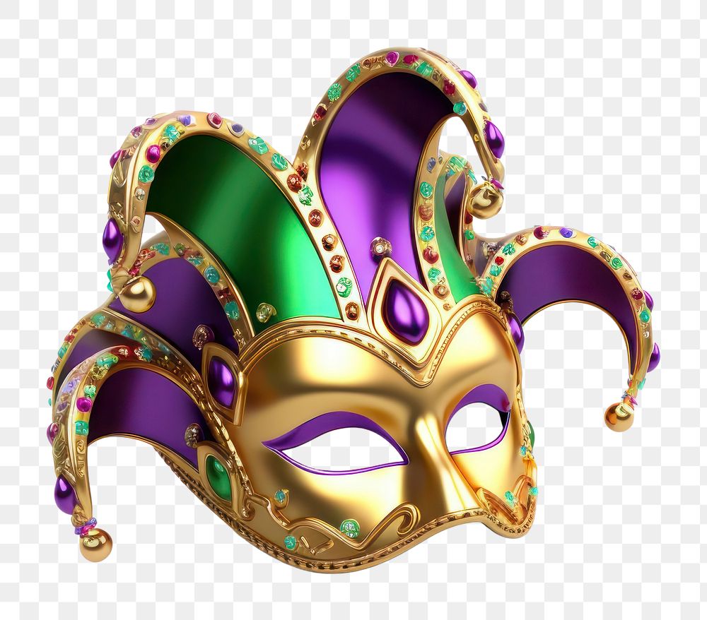 PNG Mardi gras carnival jewelry mask
