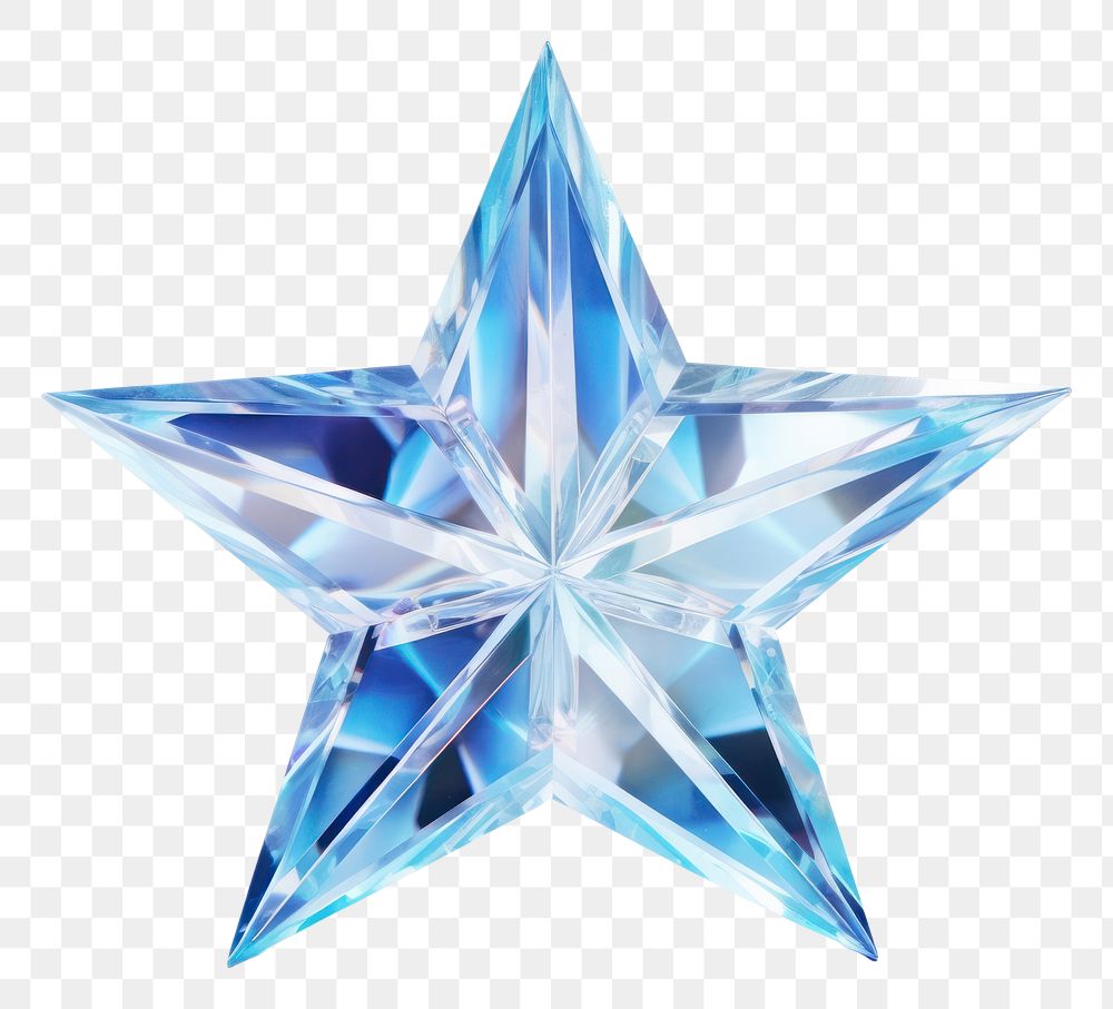 PNG Star shape gemstone crystal white background illuminated.