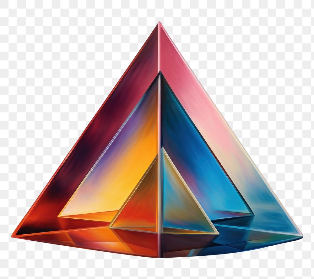PNG Triangle art creativity abstract.