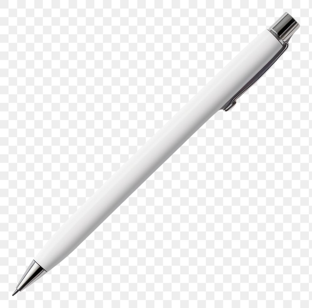 PNG Pen white background writing pencil.