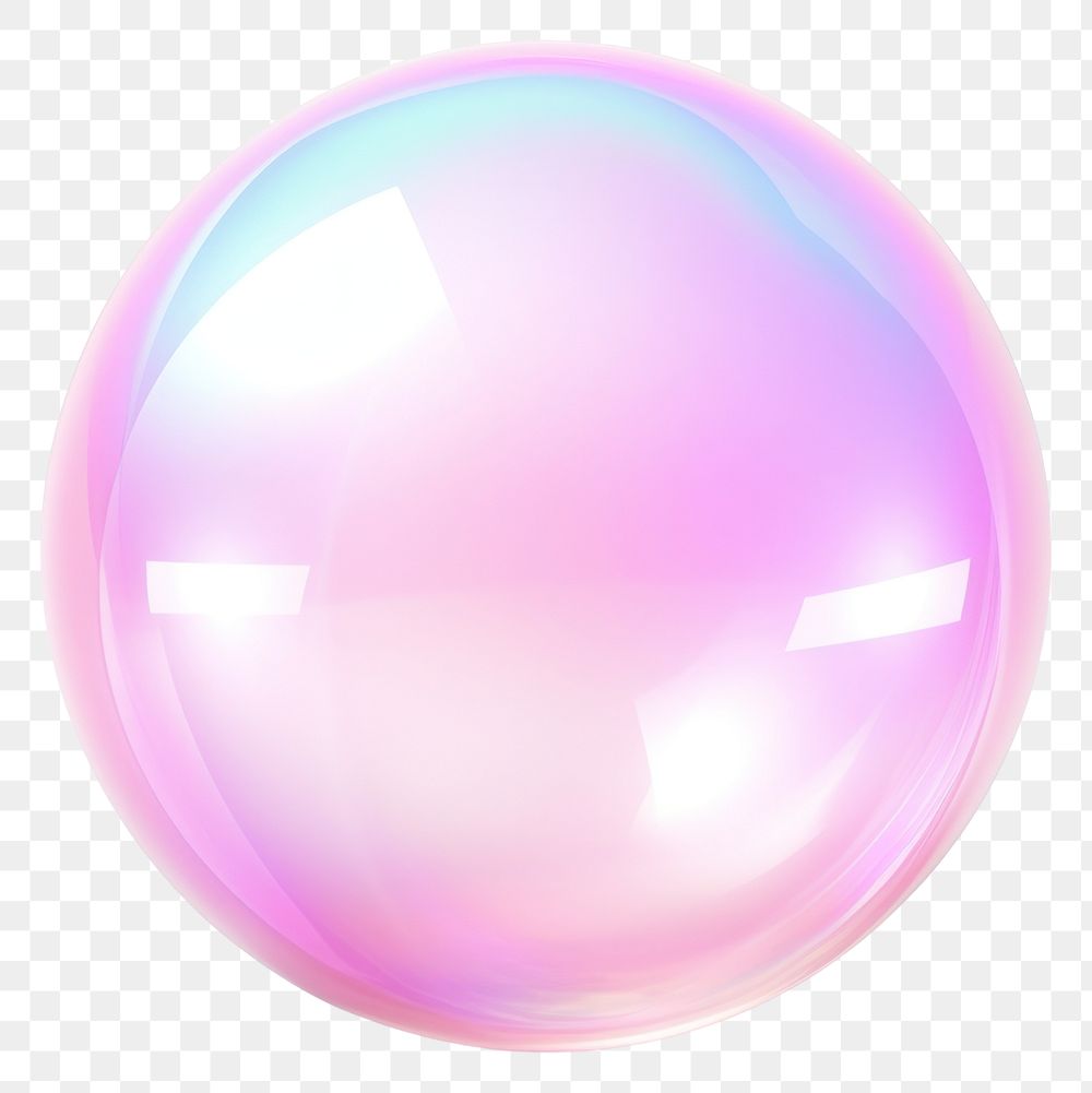 PNG  Bubble sphere light pink. AI generated Image by rawpixel.