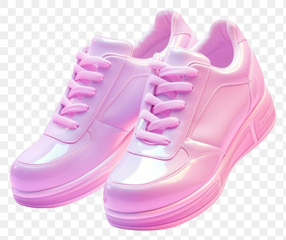 PNG  Shoes footwear pink clothing. AI generated Image by rawpixel.