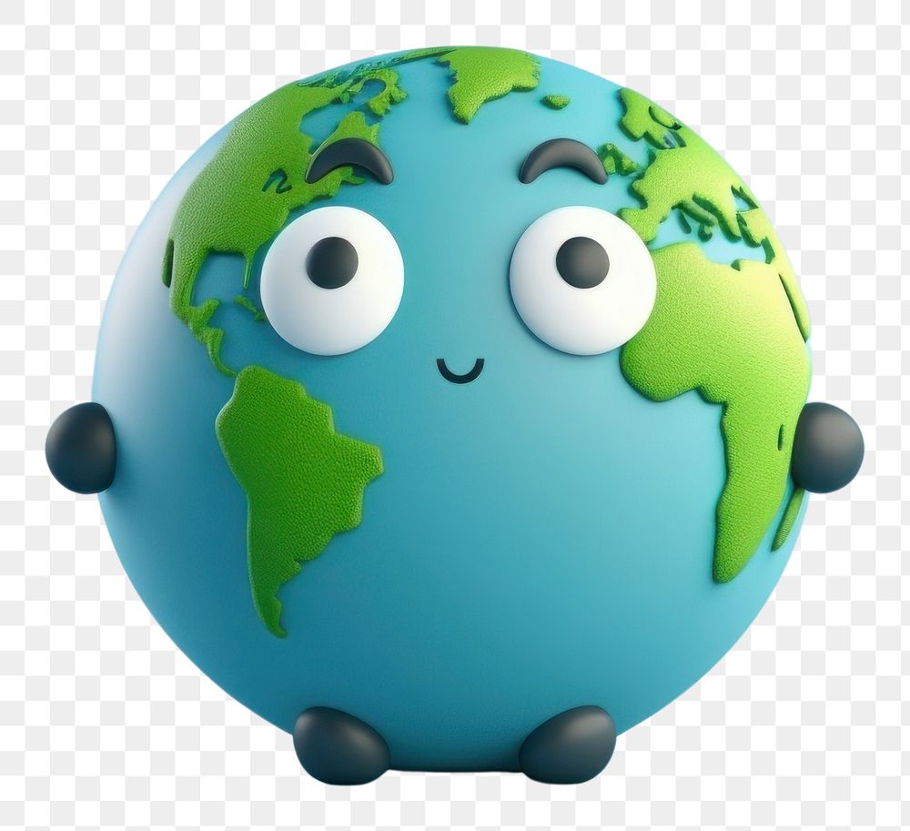 PNG Earth cartoon sphere planet.