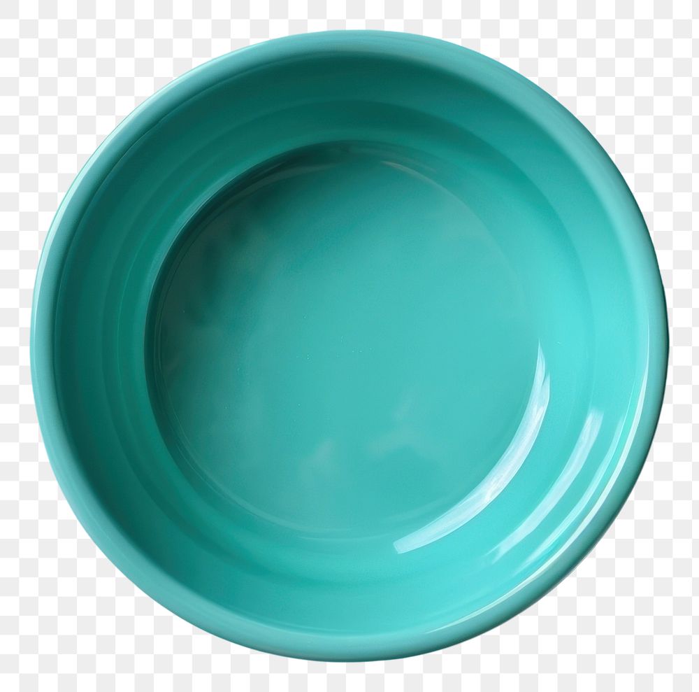 PNG  Dog bowl cup refreshment turquoise. AI generated Image by rawpixel.