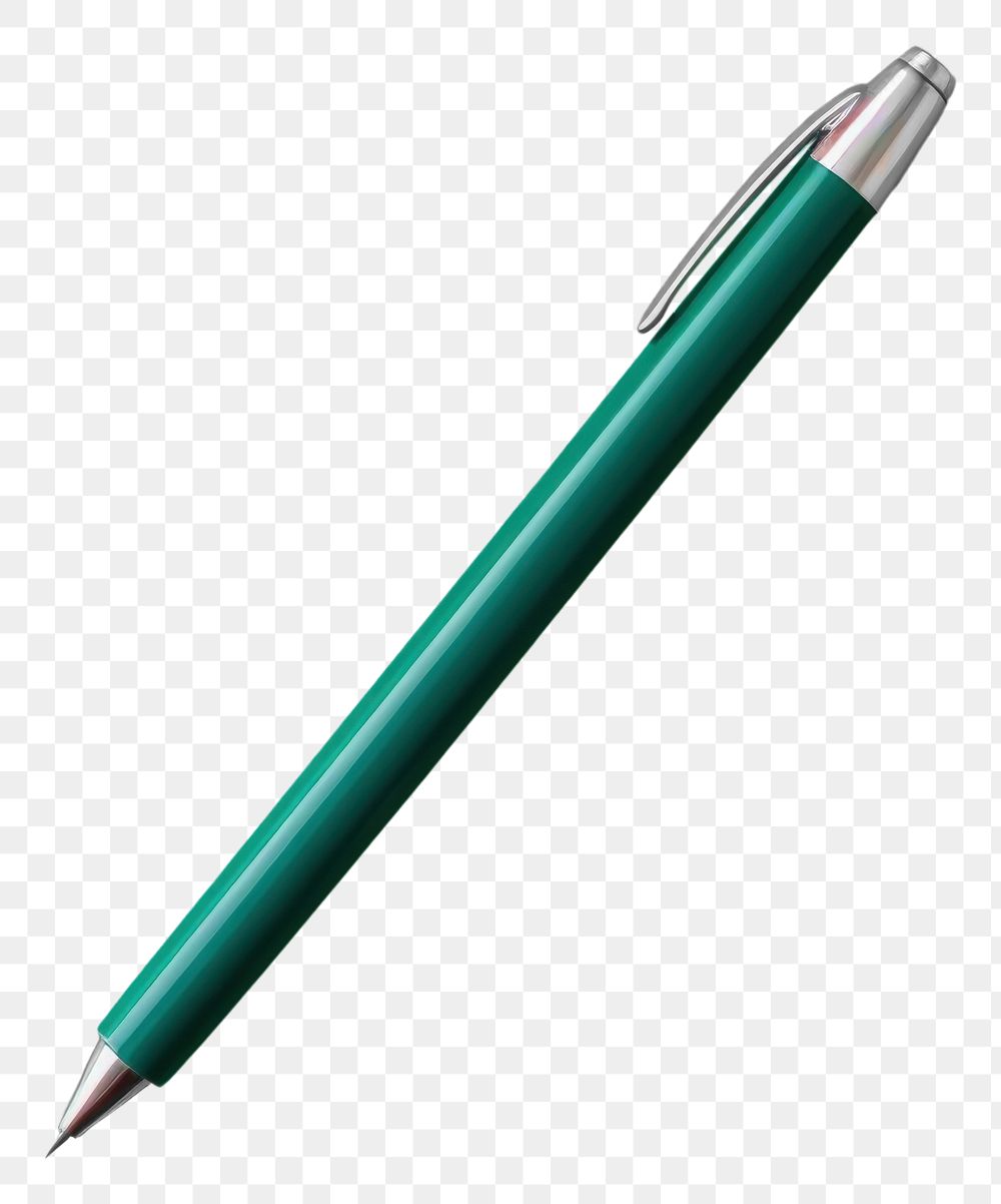 PNG Pen turquoise writing pencil.