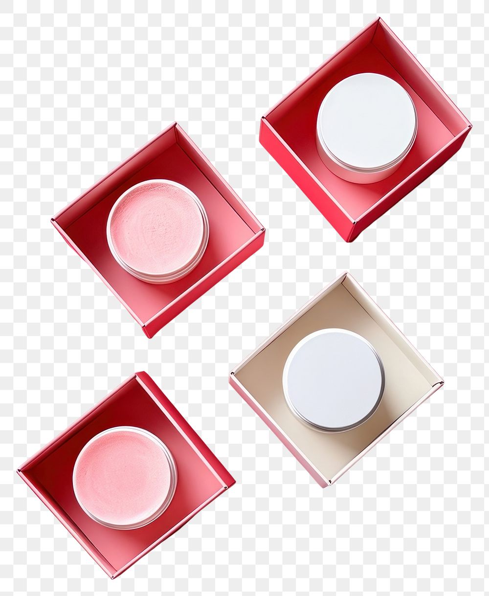 PNG  Beauty Cream Boxes box container cosmetics. AI generated Image by rawpixel.