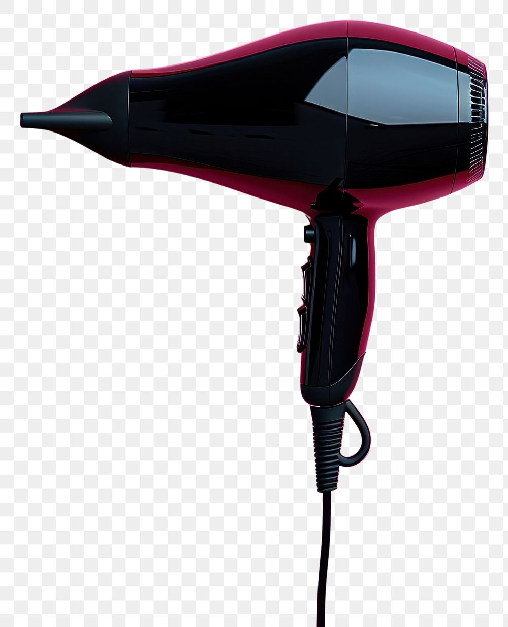 PNG  Modern hairdressing dryer technology appliance purple. AI generated Image by rawpixel.