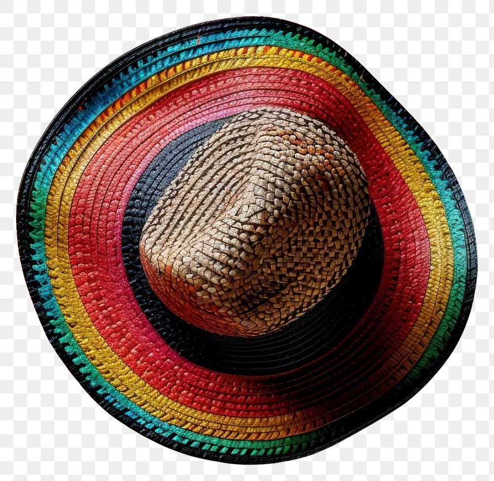 PNG  Cinco de mayo hat sombrero art headwear. AI generated Image by rawpixel.