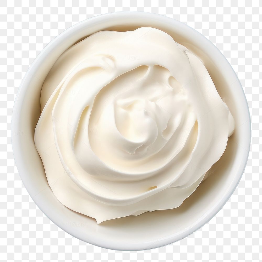 PNG  Whipcream on cup dessert icing food. AI generated Image by rawpixel.