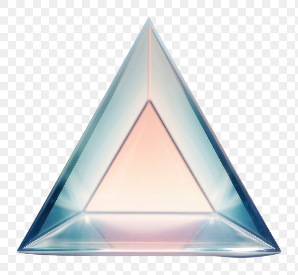 PNG Triangle shape single object origami.