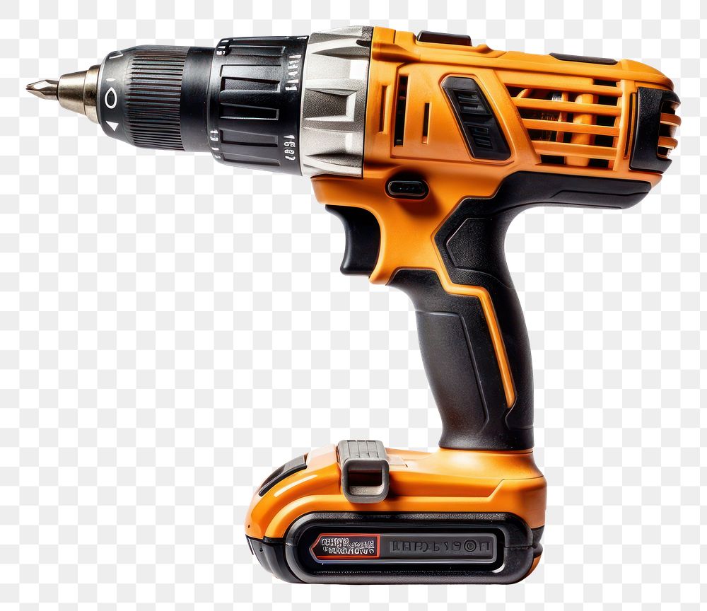 PNG  Drill tool white background technology. AI generated Image by rawpixel.