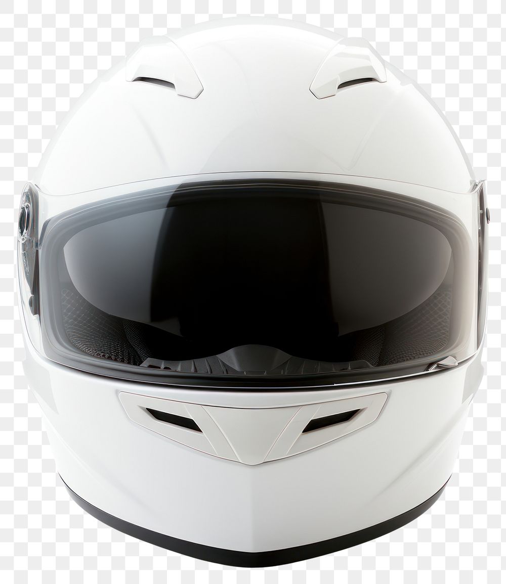 PNG  Motorcycle helmet white white background protection. AI generated Image by rawpixel.