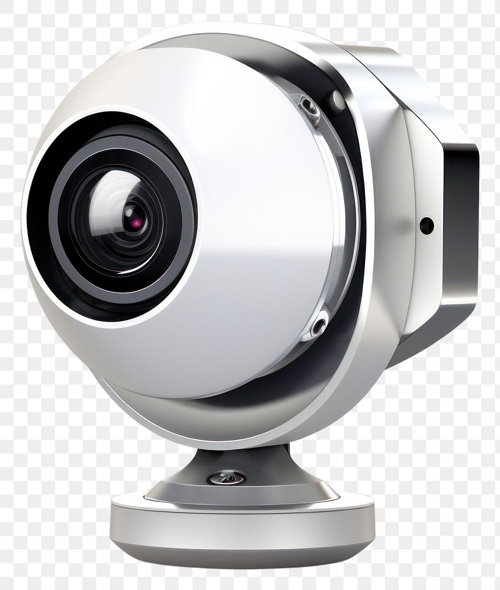 PNG  Internet webcam camera white background electronics. AI generated Image by rawpixel.
