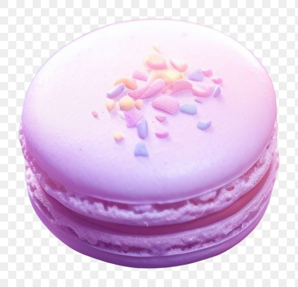 PNG Macaron macarons purple food. AI generated Image by rawpixel.