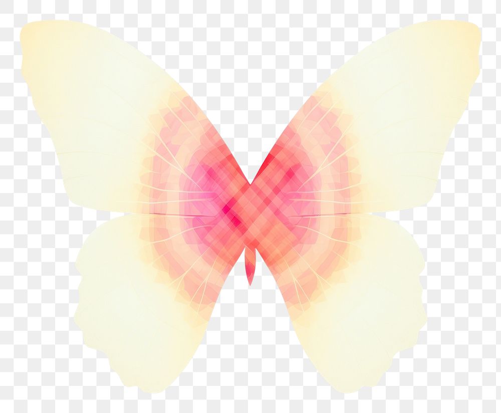 PNG Petal magnification butterfly pattern.