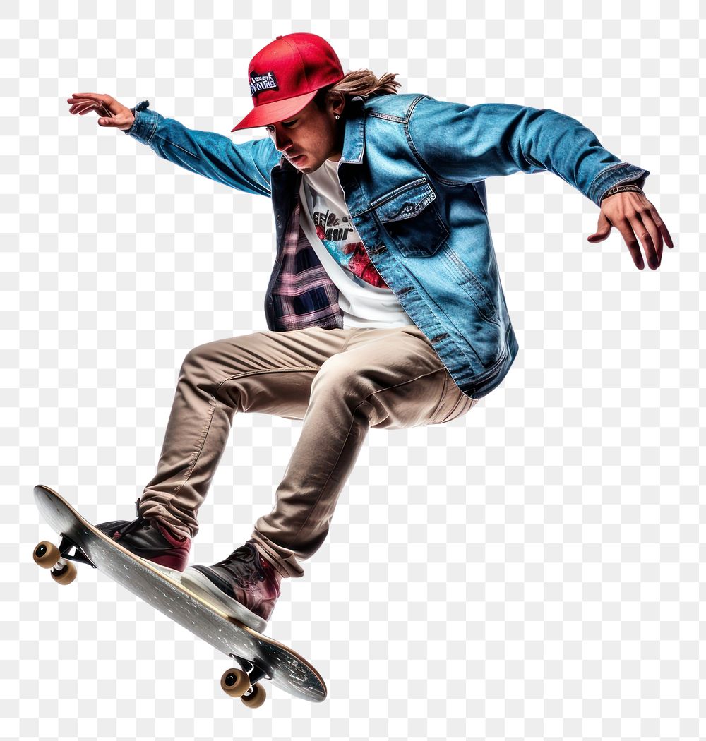 PNG  Skateboarder skateboard skateboarder footwear. AI generated Image by rawpixel.