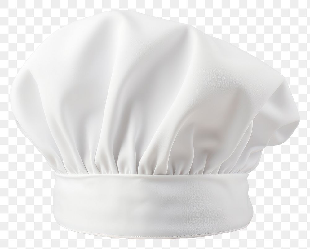 PNG White chef hat white background simplicity protection. AI generated Image by rawpixel.