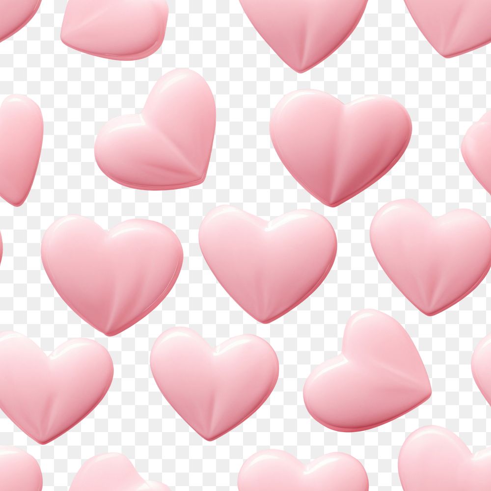 PNG Heart-shaped soap backgrounds pattern confectionery.