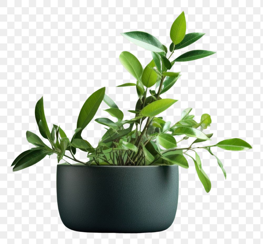 PNG  Greenery plant leaf copy space