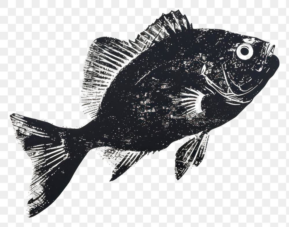PNG Fish art drawing animal.