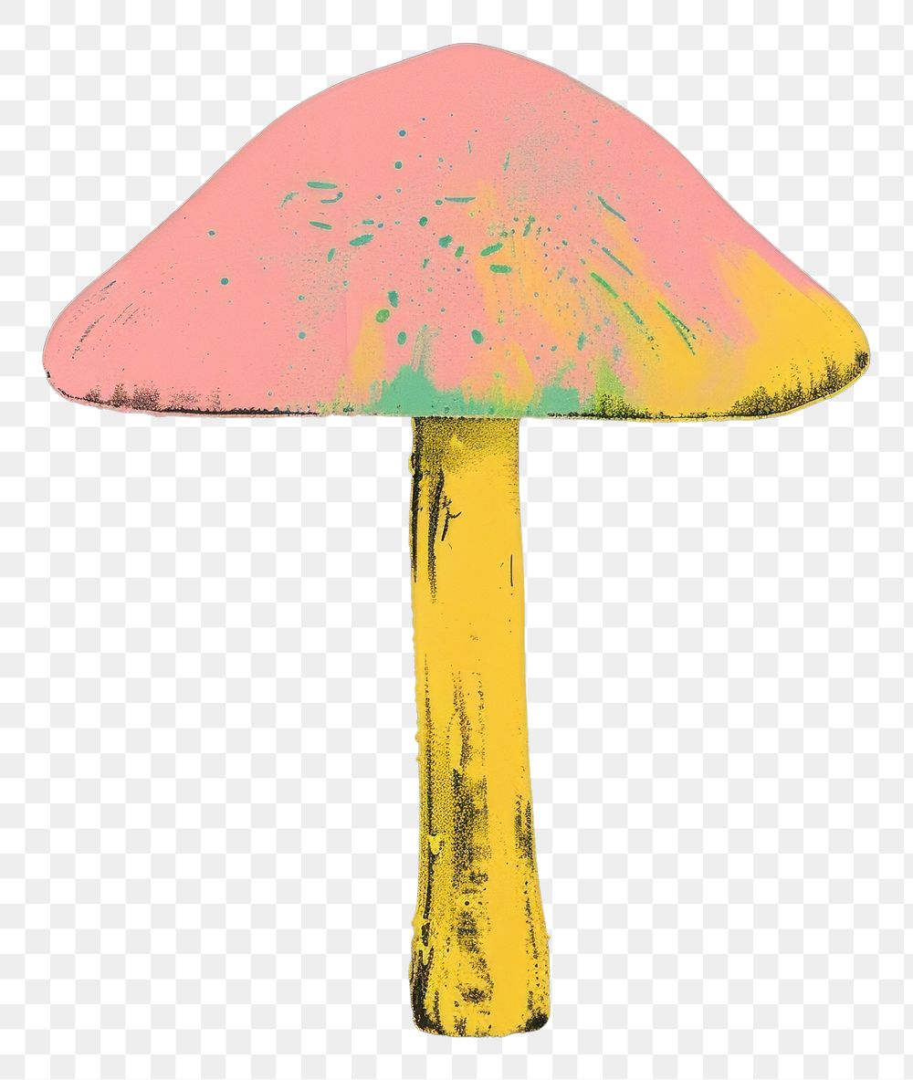 PNG Mushroom fungus nature yellow.
