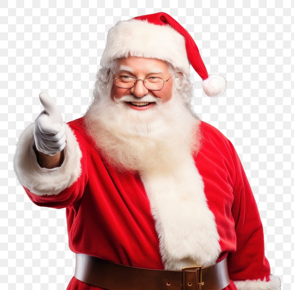 PNG Santa Claus christmas smiling santa claus.