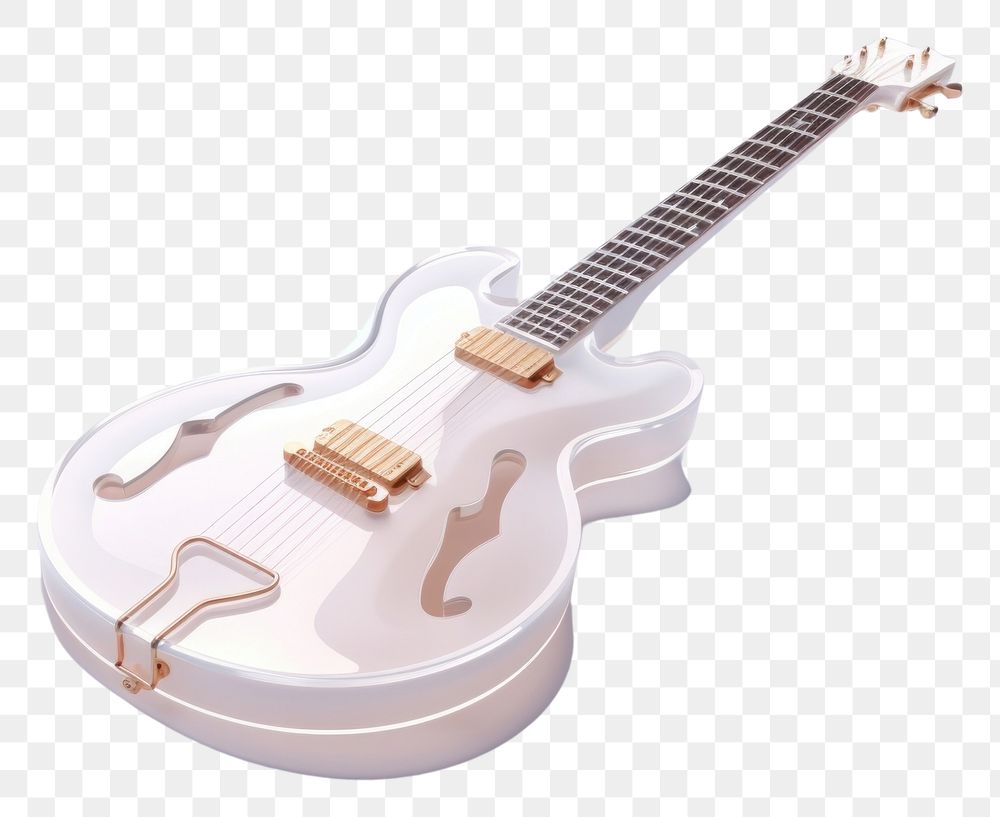 PNG Guitar white white background string.