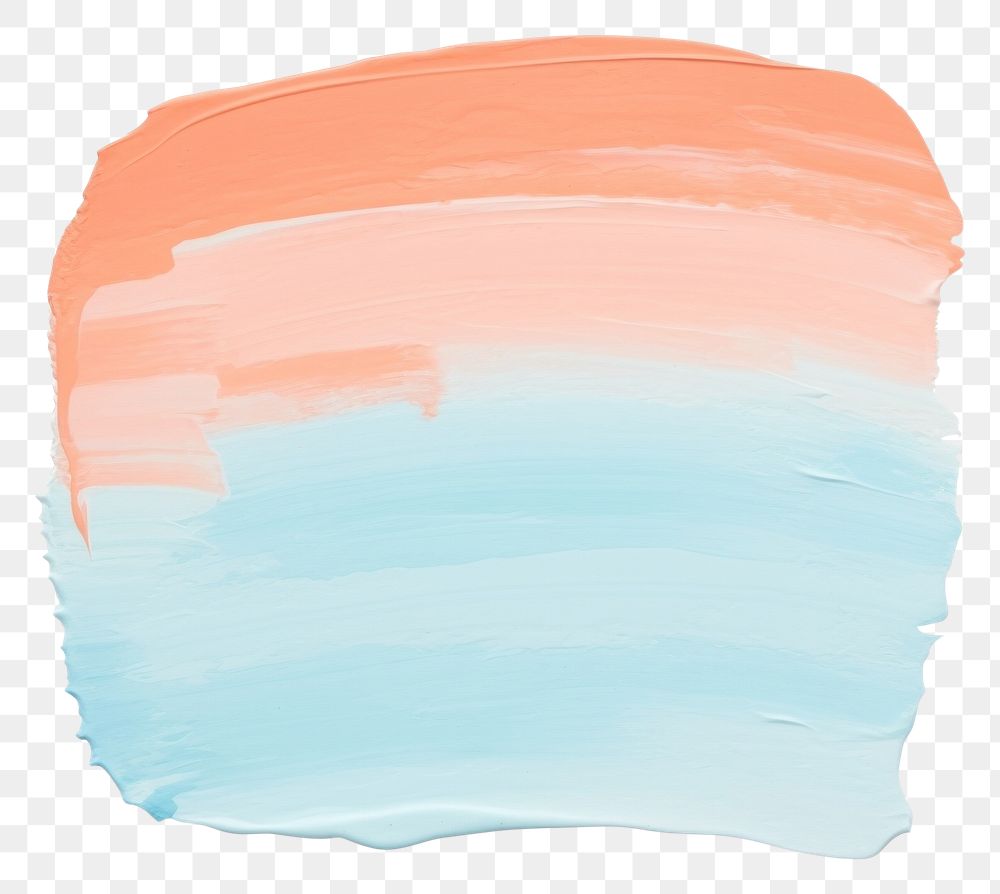 PNG Baby blue mix peach backgrounds painting white background.