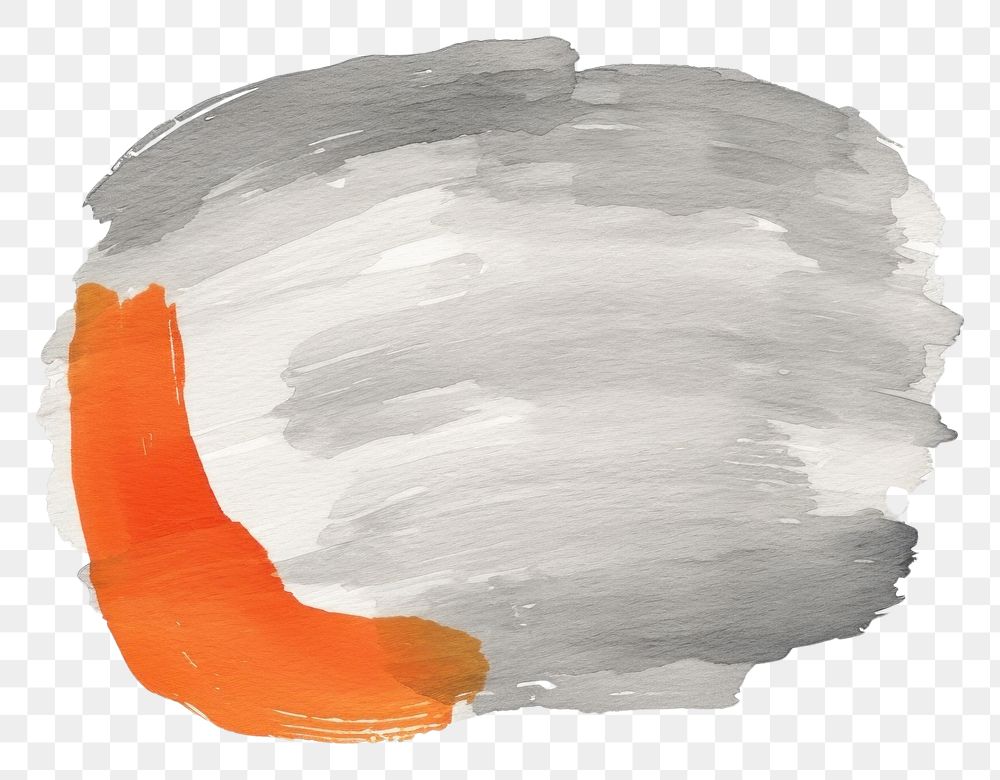 PNG Gray mix orange abstract shape painting white background creativity.