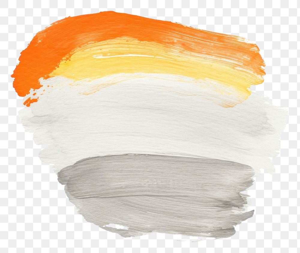PNG Gray mix orange abstract shape backgrounds painting brush.