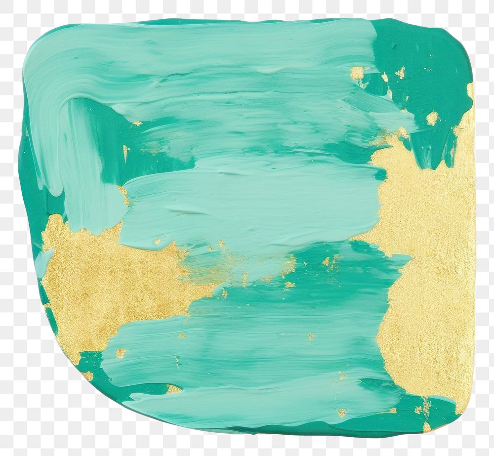 PNG Teal mix mini green abstract shape backgrounds turquoise painting.