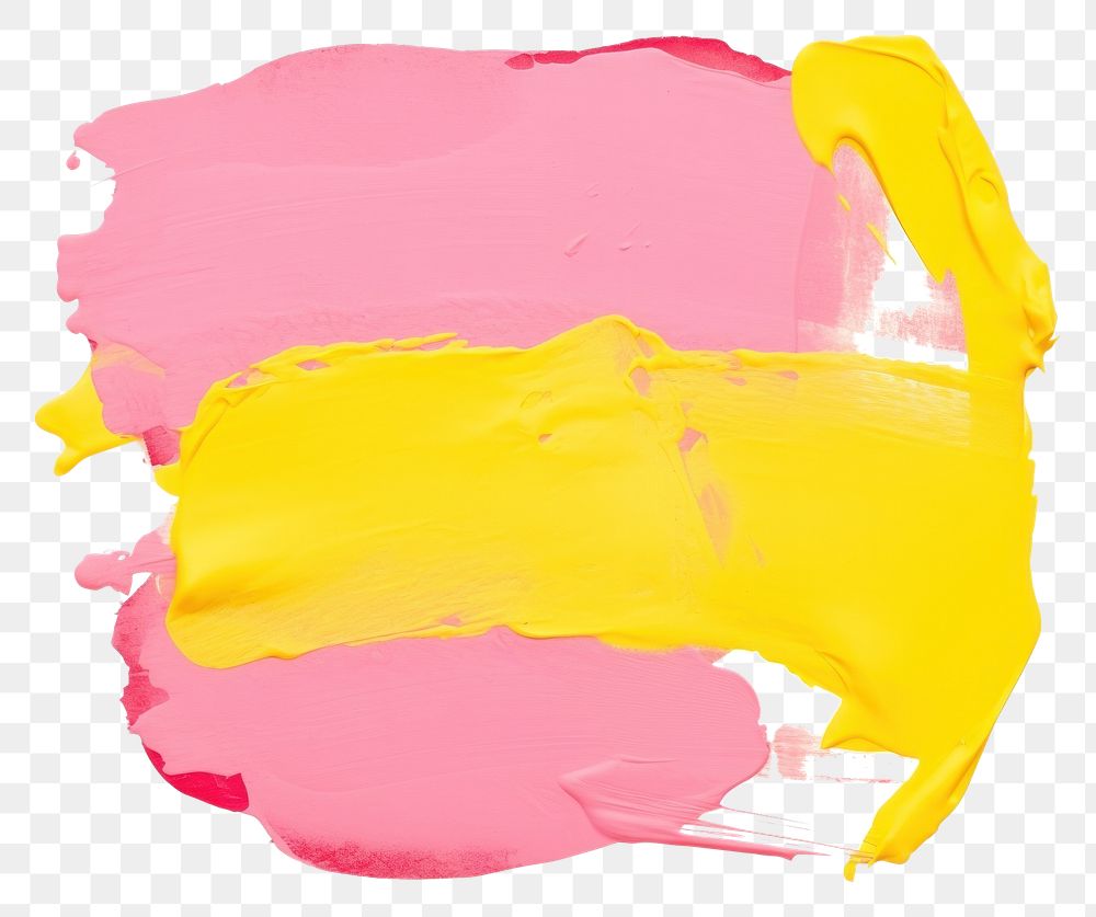 PNG Yellow mix pink abstract shape backgrounds paint white background.